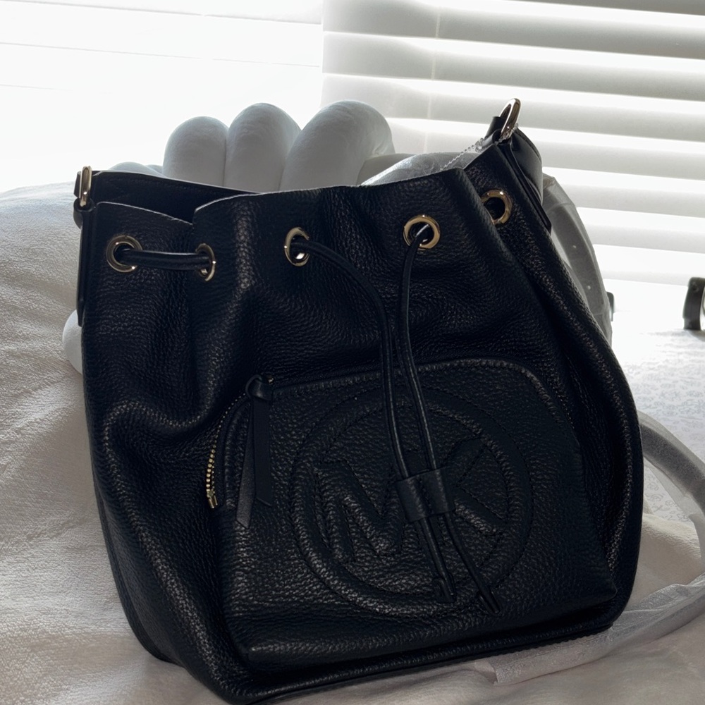 Michael Kors Black Leather Bag